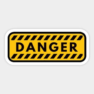 Danger Sticker